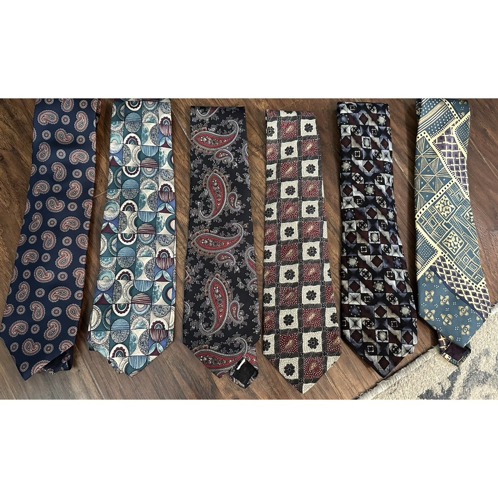 vintage Men's Rooster Brand Silk Neckties